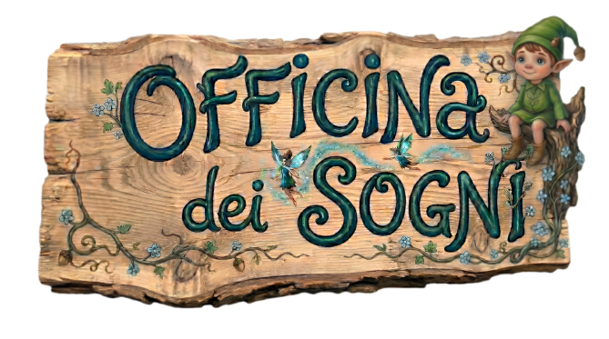 Insegna decorativa dell'Associazione Officina dei Sogni